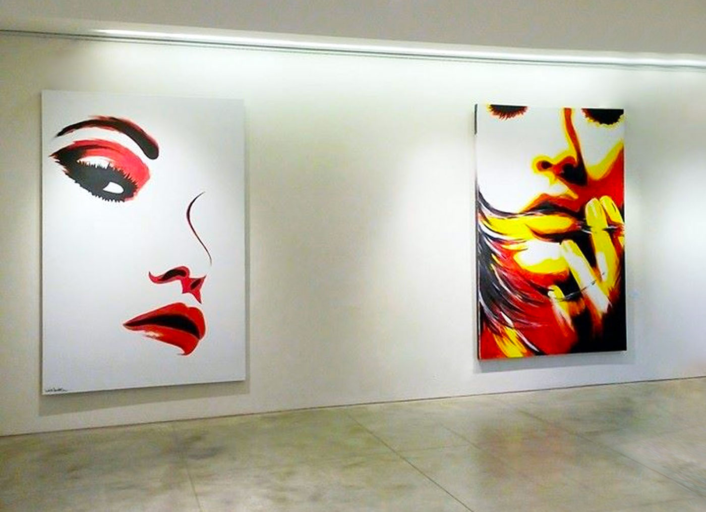 Light Love, large-scale acrylic painting by DutyGorn