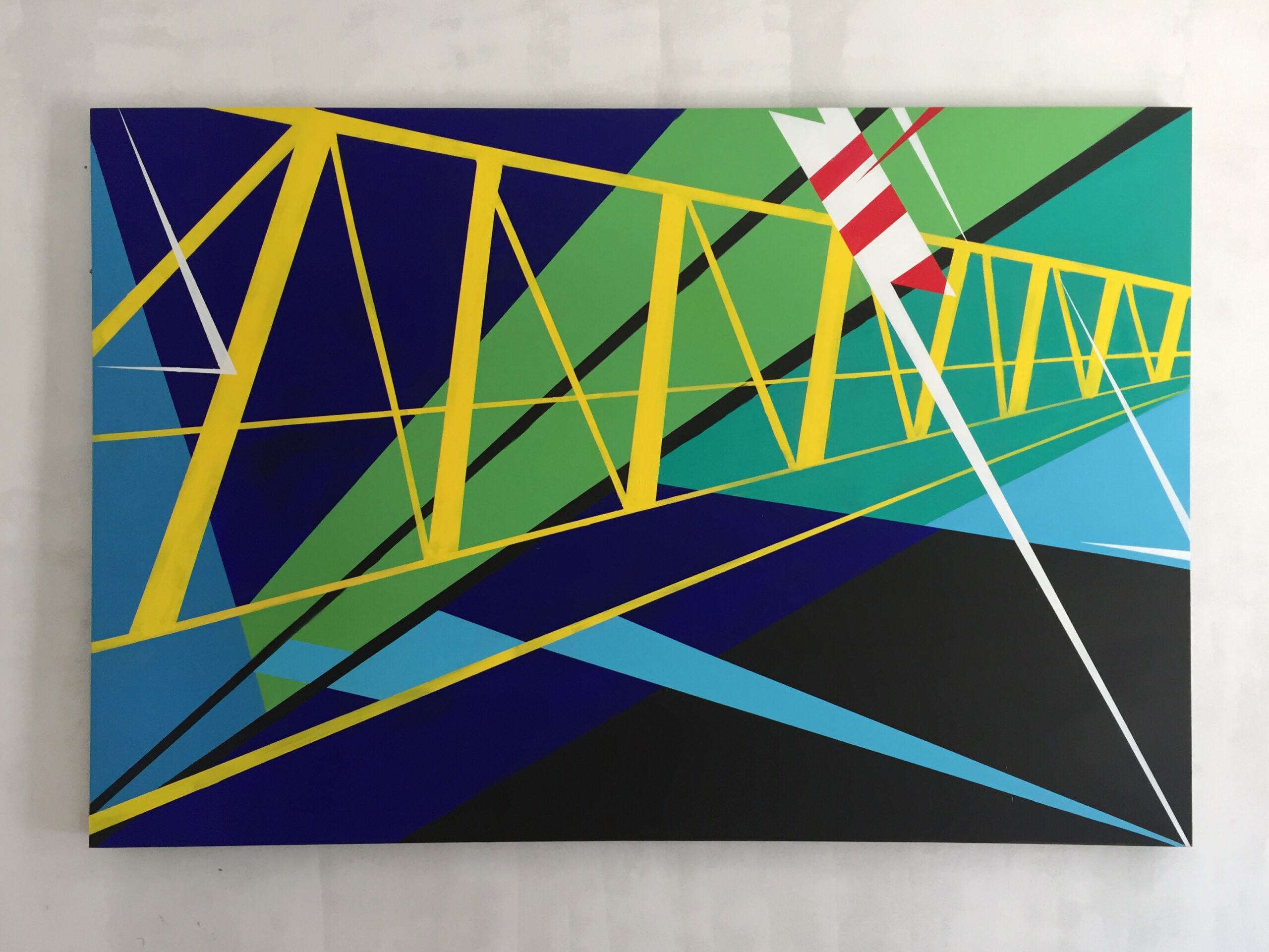 DutyGorn exploring lines, color and geometric abstraction